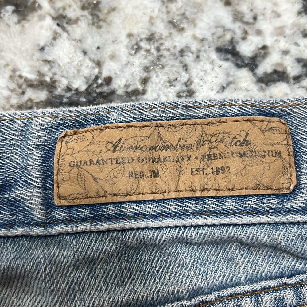 Hard to find low rise Distressed Abercrombie cut off shorts. - Picture 4 of 5